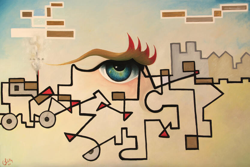 Spirito di vita | 2001 | Olio su tela